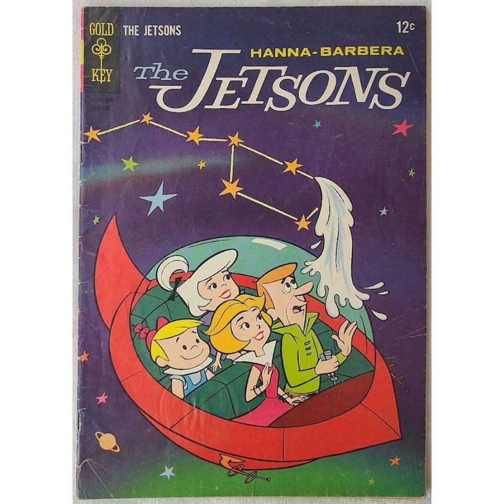 Jetsons 19 Gold Key Comics 1966 1.8 GD– Hanna-Barbera Constellation Cover